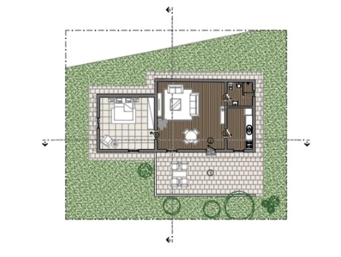 Quinta T1 para Venda em Odiaxere Planta 3