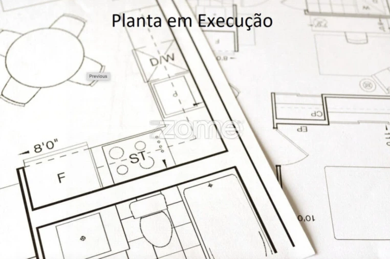 Apartamento T1 para Arrendamento em São Felix da Marinha Planta 1