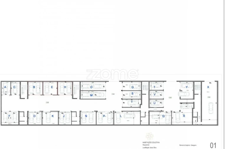 Apartamento T2 para Venda em Santa Clara e Castelo Viegas Planta 3
