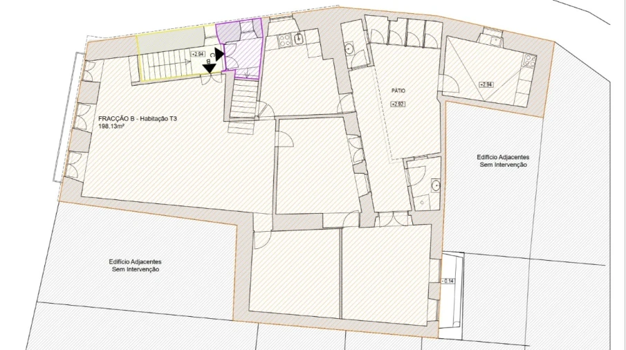 Apartamento T3 para Venda em União das Freguesias de Setúbal Planta 1