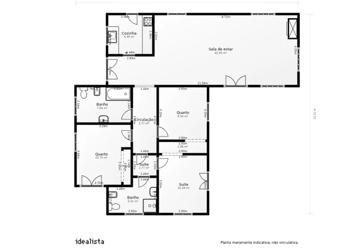 Moradia T3 para Venda em Loivo Planta 1