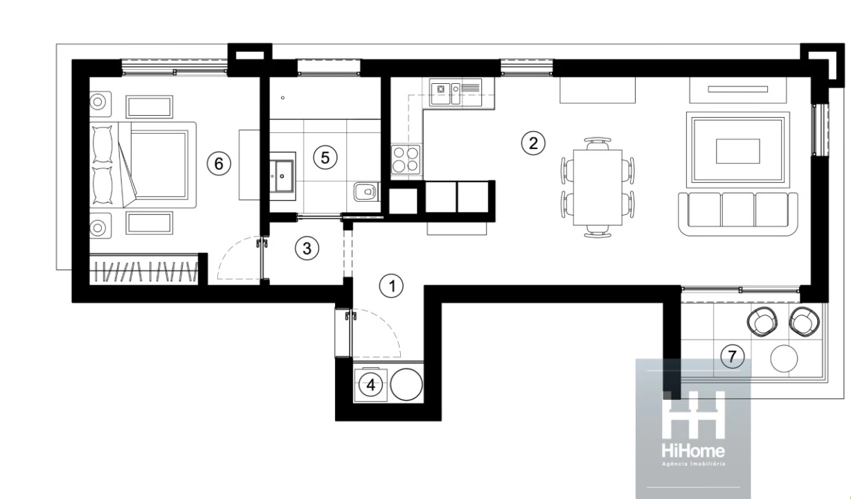 Apartamento T1 para Venda em São Martinho Foto 34