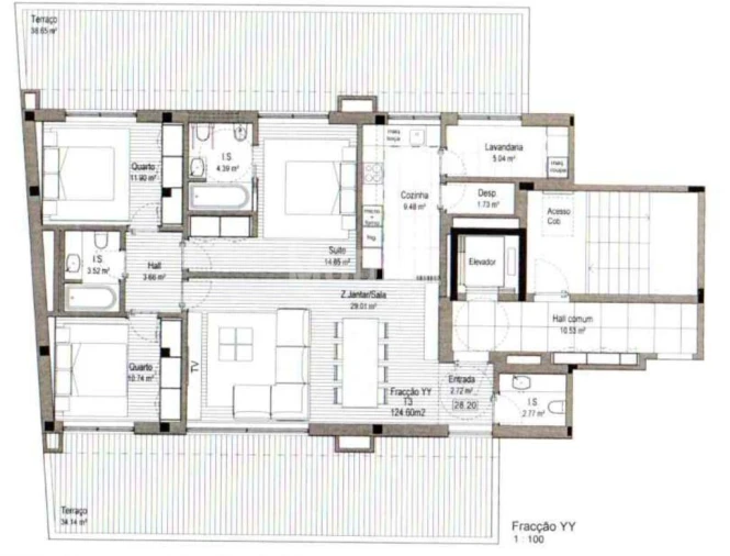 Apartamento T3 para Venda em Espinho Foto 28