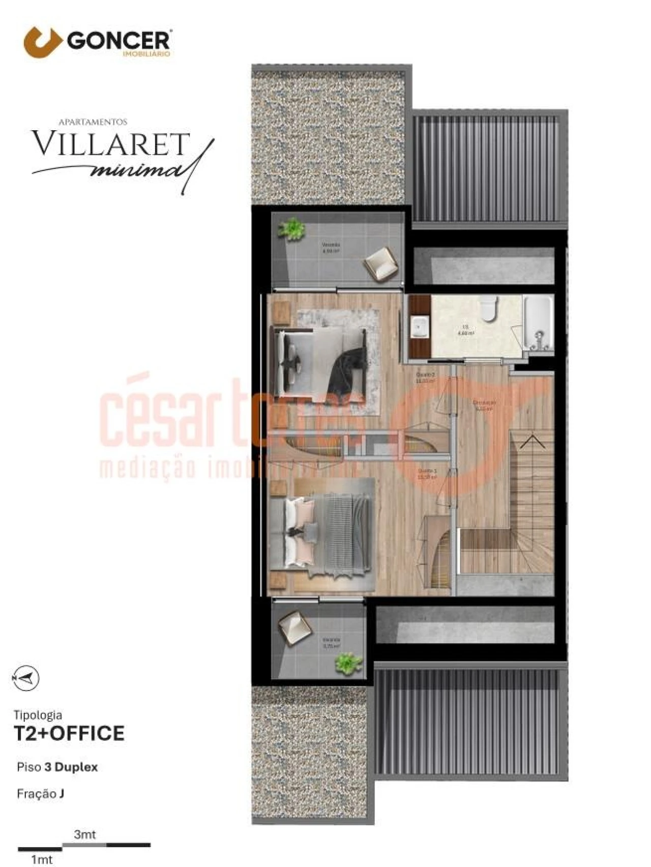 Apartamento T2 para Venda em São Felix da Marinha Foto 19