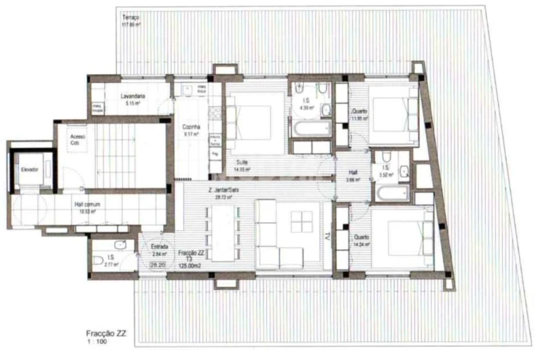 Apartamento T3 para Venda em Espinho Foto 28