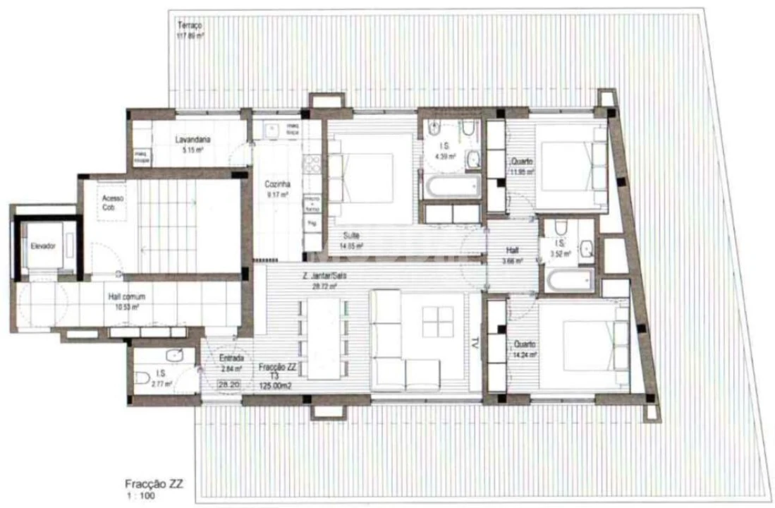 Apartamento T3 para Venda em Espinho Foto 28