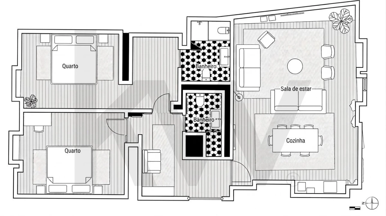 Apartamento T2 para Venda em Arroios Foto 33
