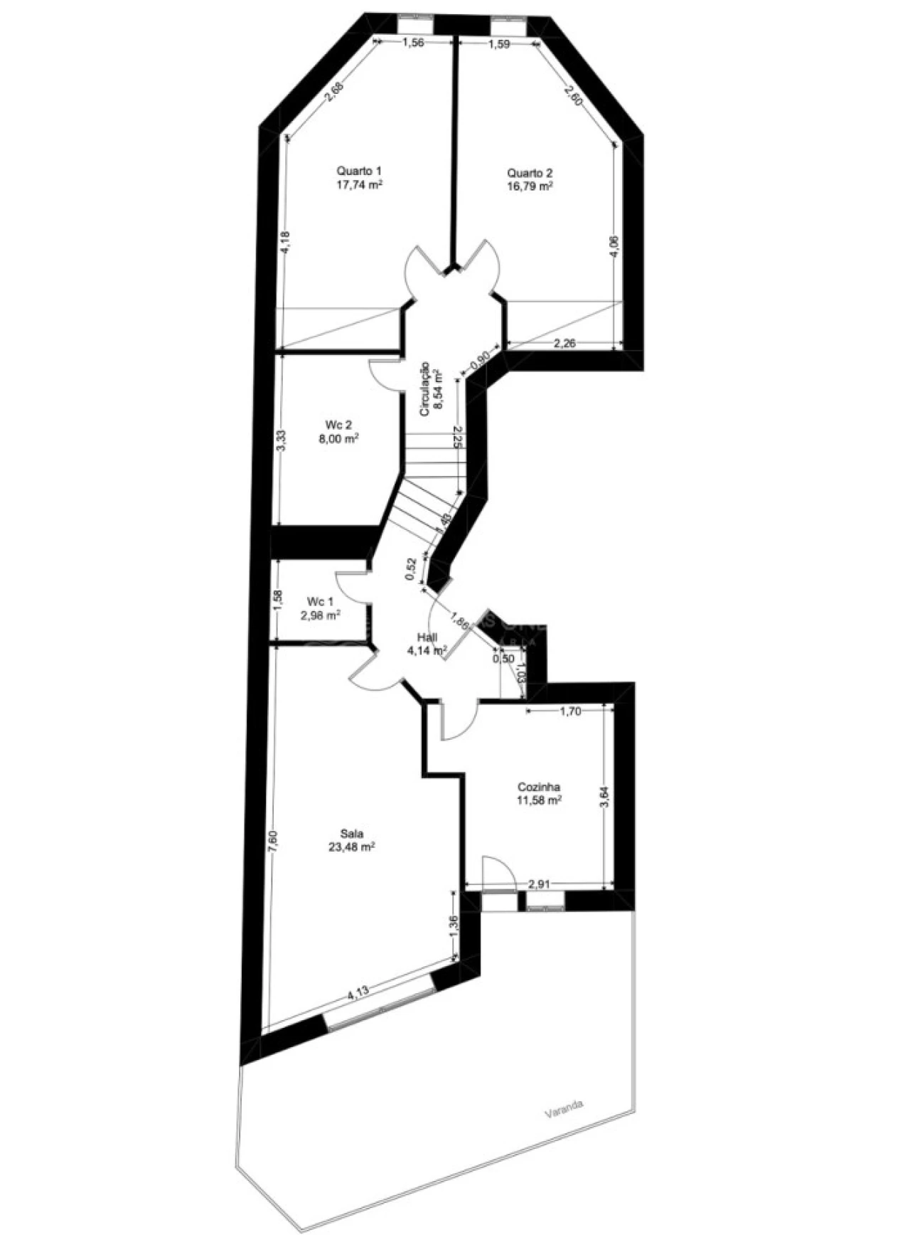 Apartamento T2 para Venda em Santa Marinha e São Pedro da Afurada Foto 15