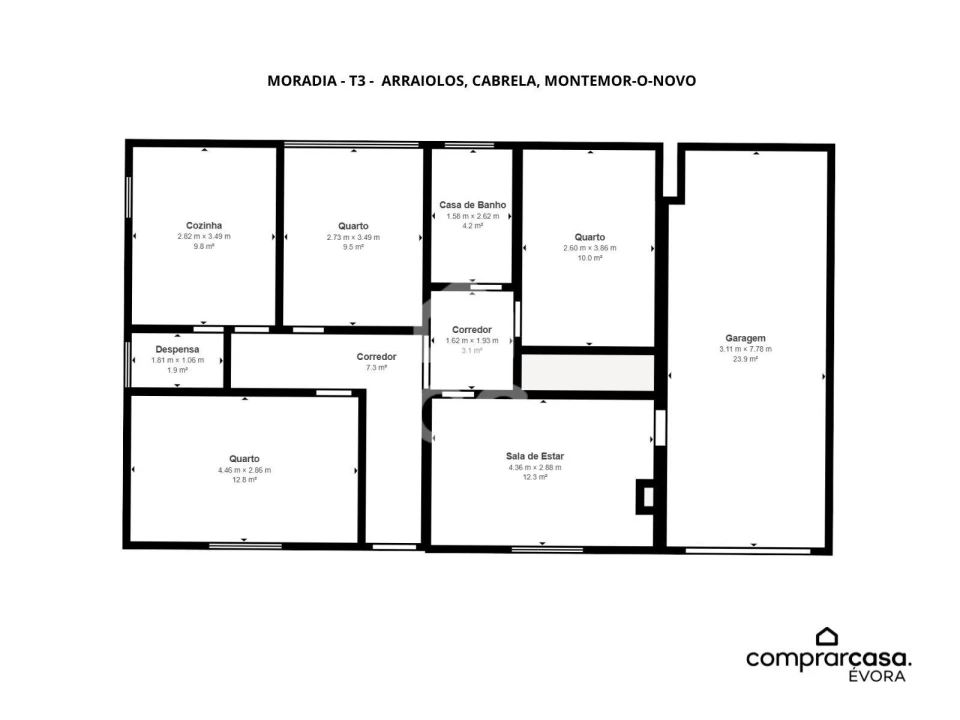 Moradia T3 para Venda em Cabrela Foto 18