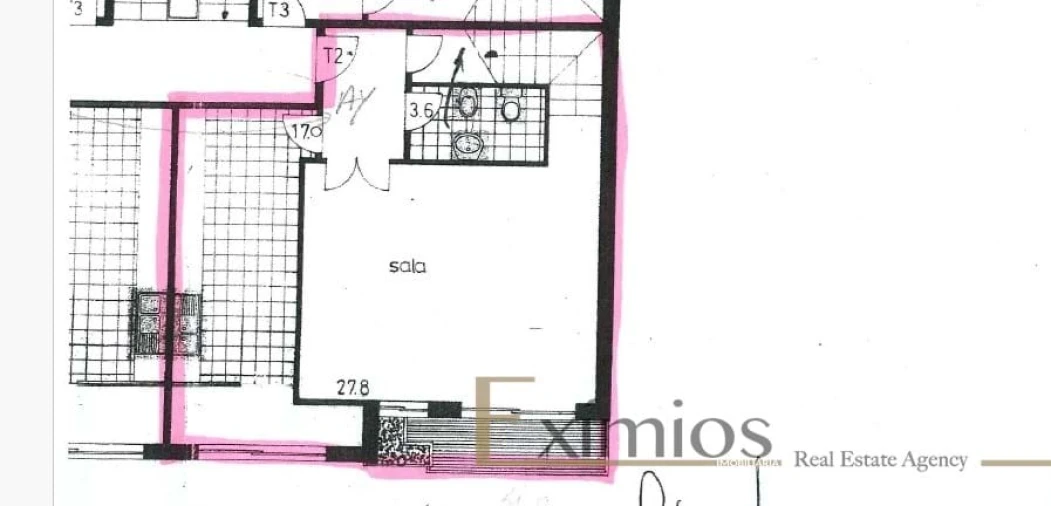 Apartamento T2 para Venda em Póvoa de Varzim, Beiriz e Argivai Planta 1