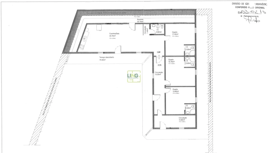 Quinta T4 para Venda em Vale de Prazeres e Mata da Rainha Planta 1