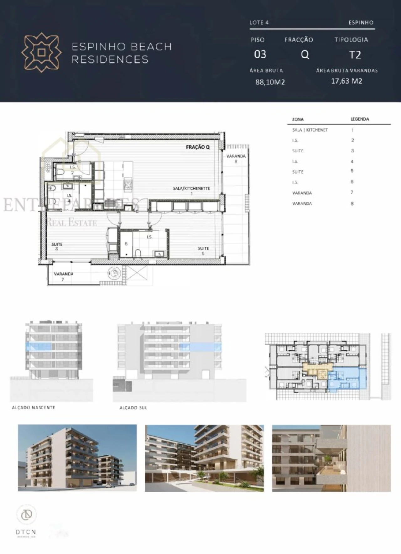 Apartamento T2 para Venda em Espinho Foto 16