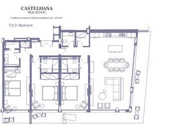 Apartamento T3 para Venda em Belém