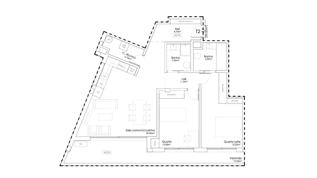Apartamento T2 para Venda em Gulpilhares e Valadares Foto 14