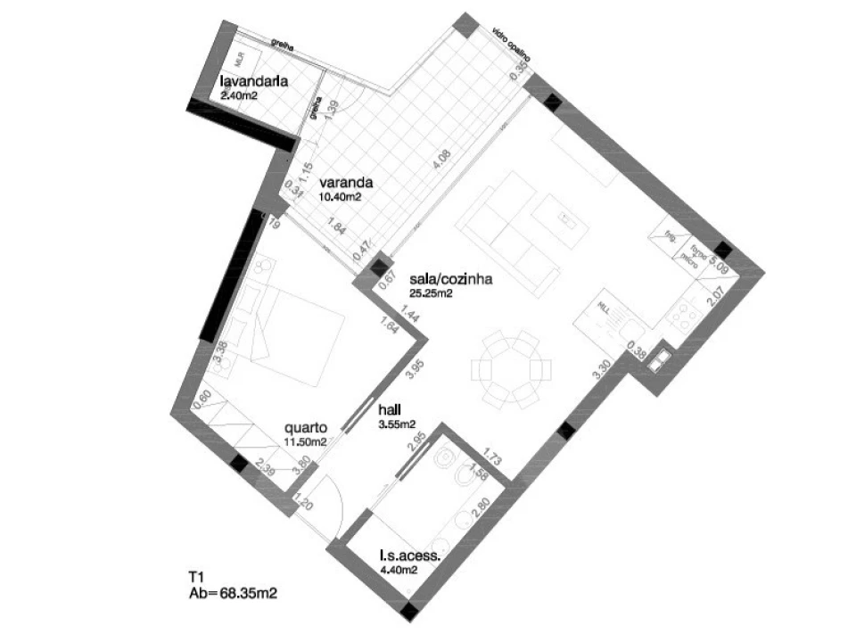 Apartamento T1 para Venda em Aradas Foto 16