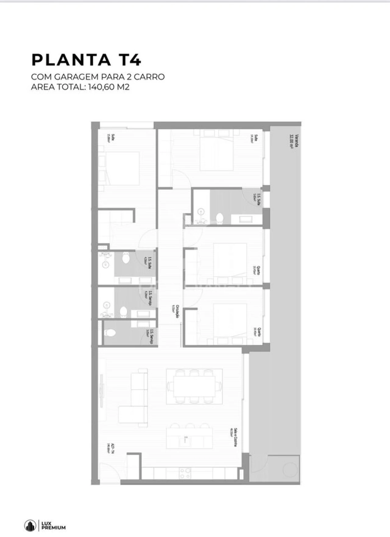 Apartamento T4 para Venda em Fânzeres e São Pedro da Cova Foto 14