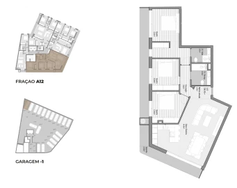 Apartamento T3 para Venda em Bougado (São Martinho e Santiago)