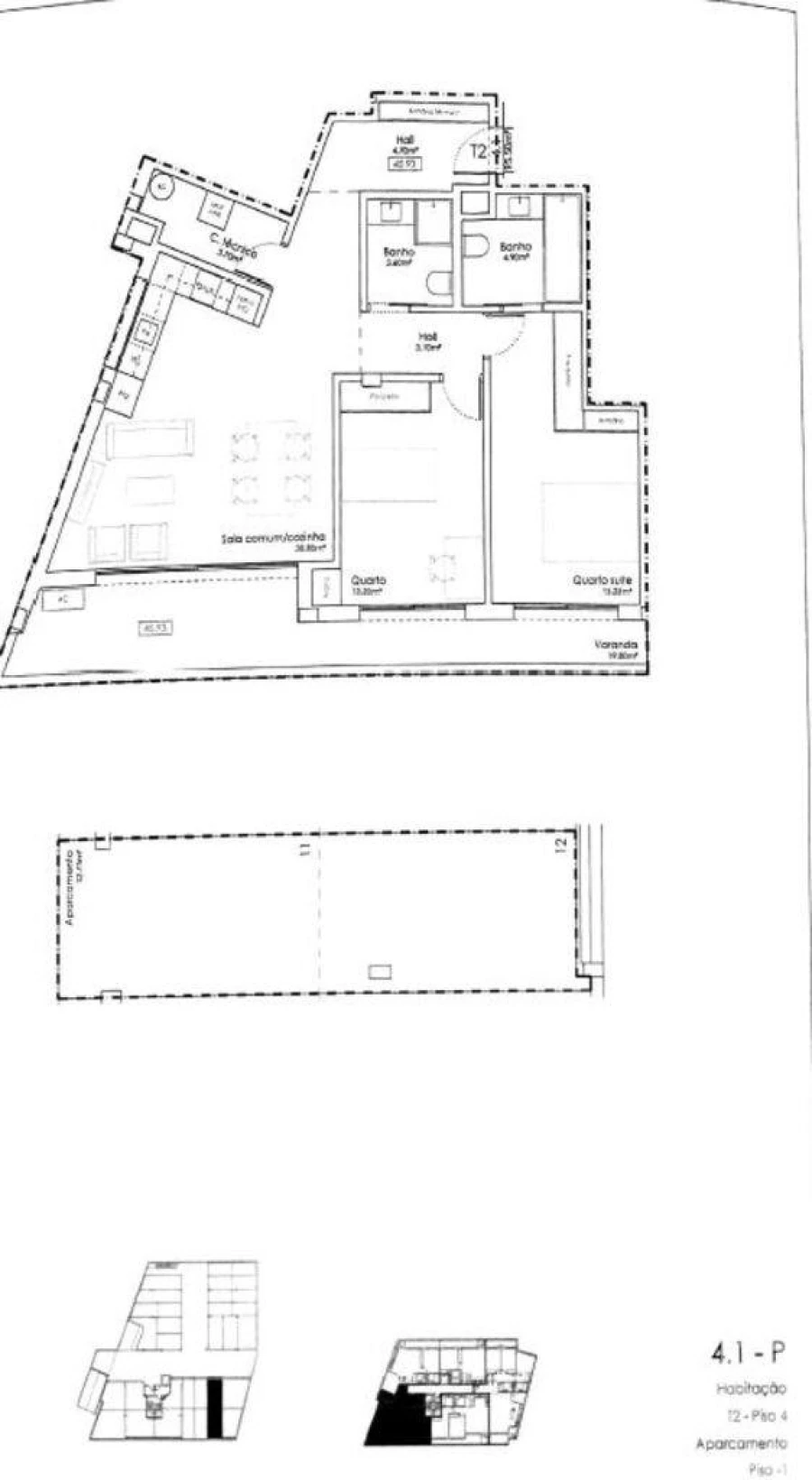 Apartamento T2 para Venda em Gulpilhares e Valadares Foto 14