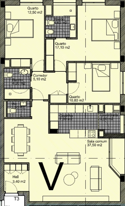 Apartamento T3 para Venda em Ermesinde
