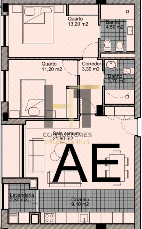 Apartamento T2 para Venda em Ermesinde
