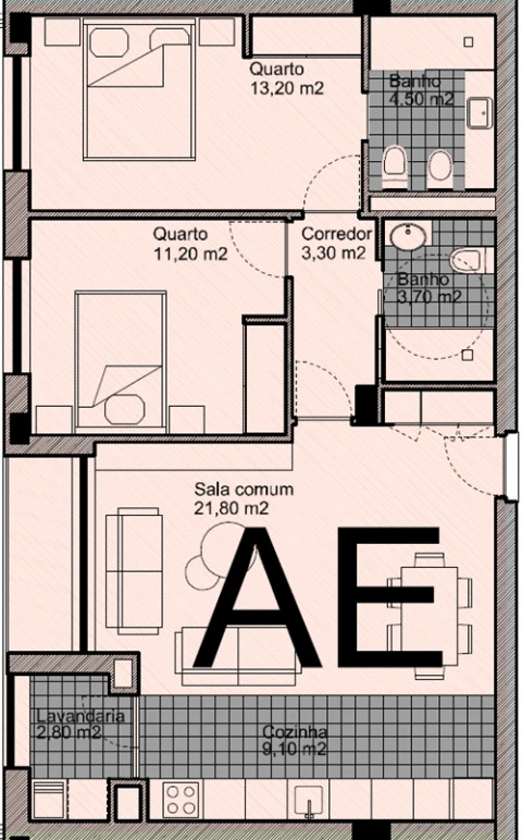 Apartamento T2 para Venda em Ermesinde