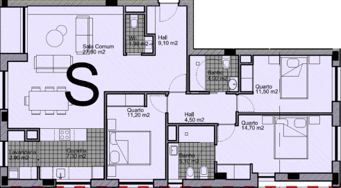 Apartamento T3 para Venda em Ermesinde