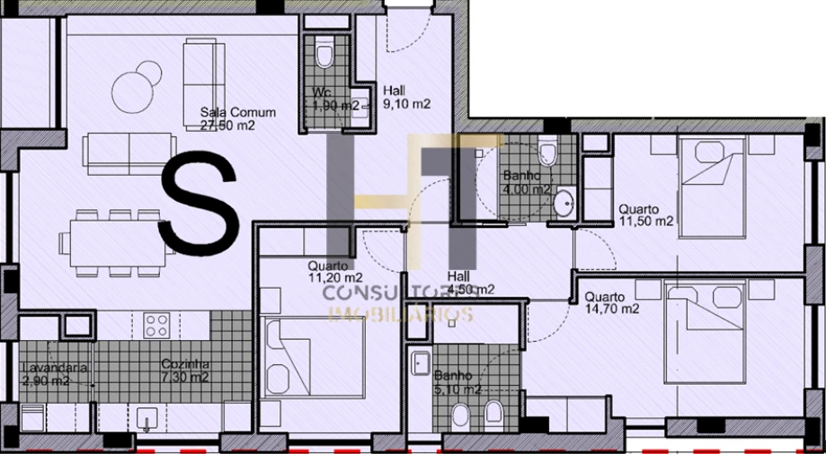 Apartamento T3 para Venda em Ermesinde Foto 19