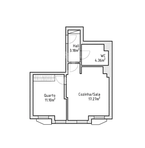 Apartamento T1 para Venda em Lordelo do Ouro e Massarelos