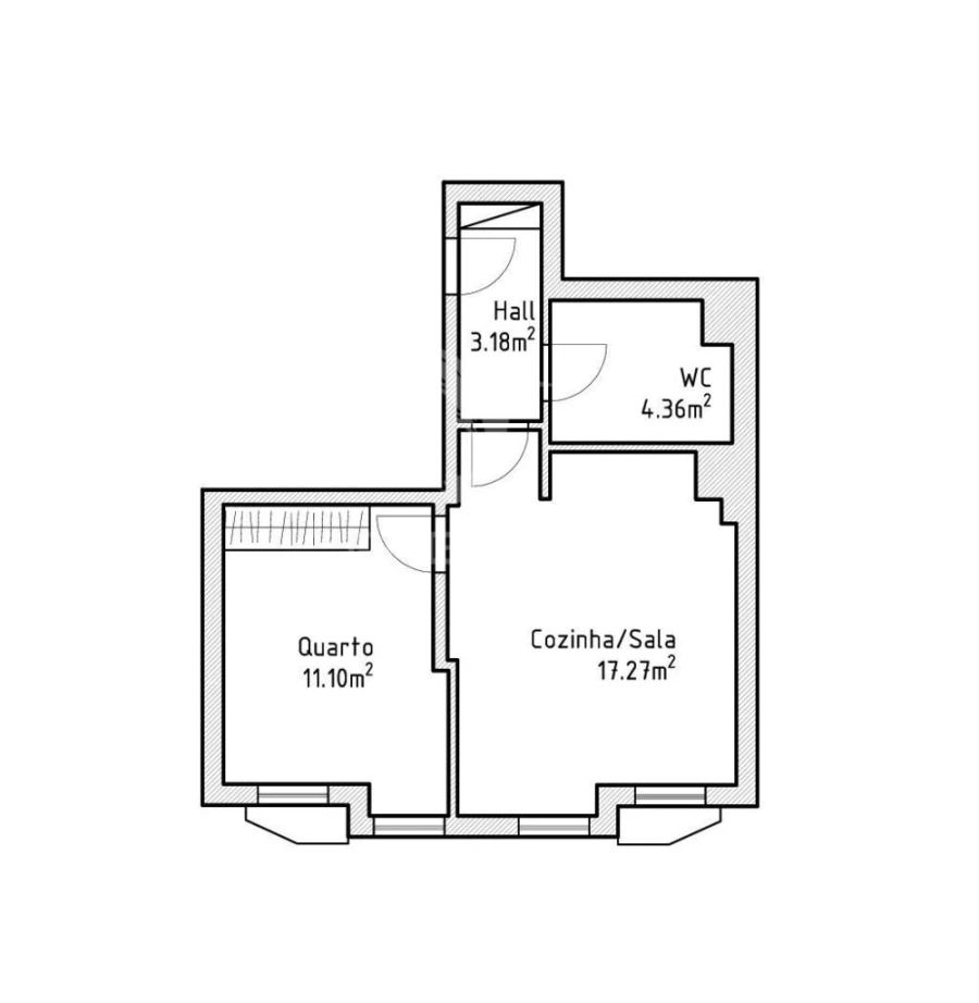 Apartamento T1 para Venda em Lordelo do Ouro e Massarelos Foto 11