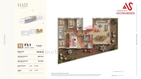 Apartamento T3 para Venda em Aldoar, Foz do Douro e Nevogilde