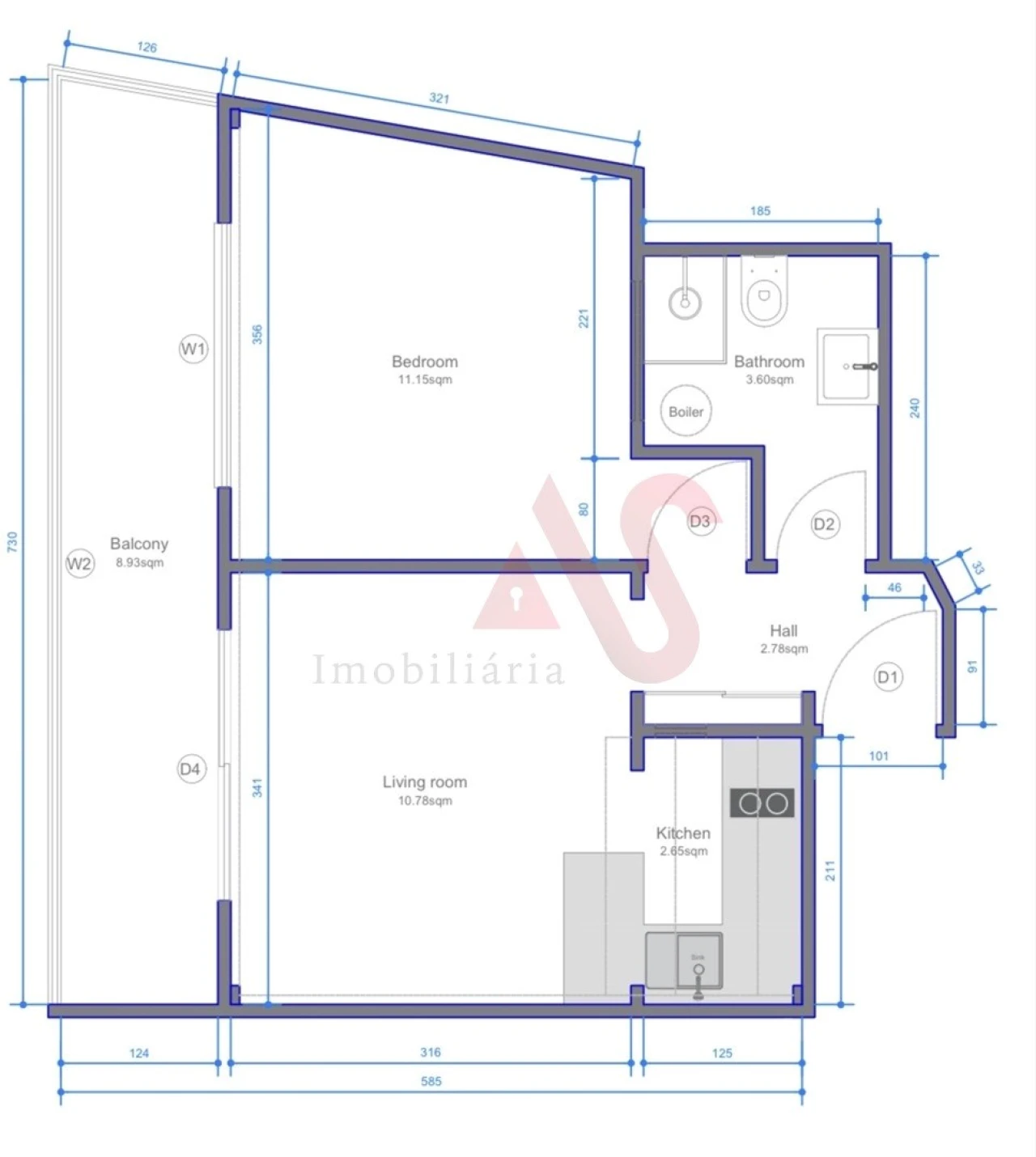Apartamento T1 para Arrendamento em Bonfim Foto 13