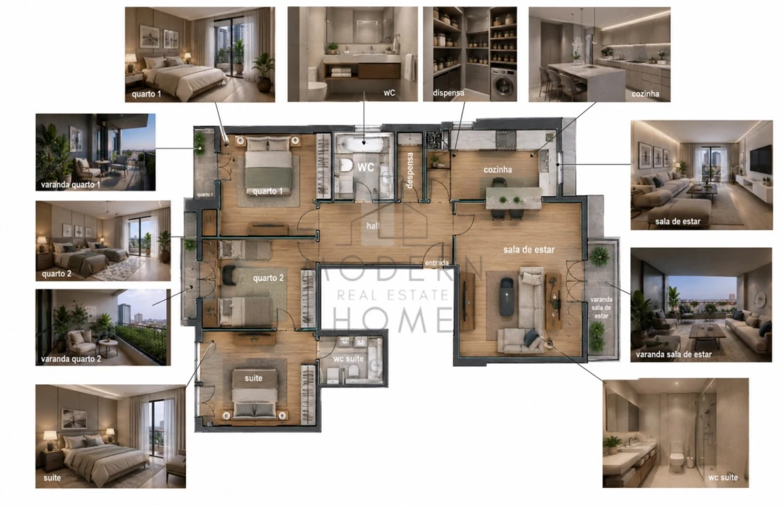 Apartamento T3 para Venda em Marinhais Foto 2