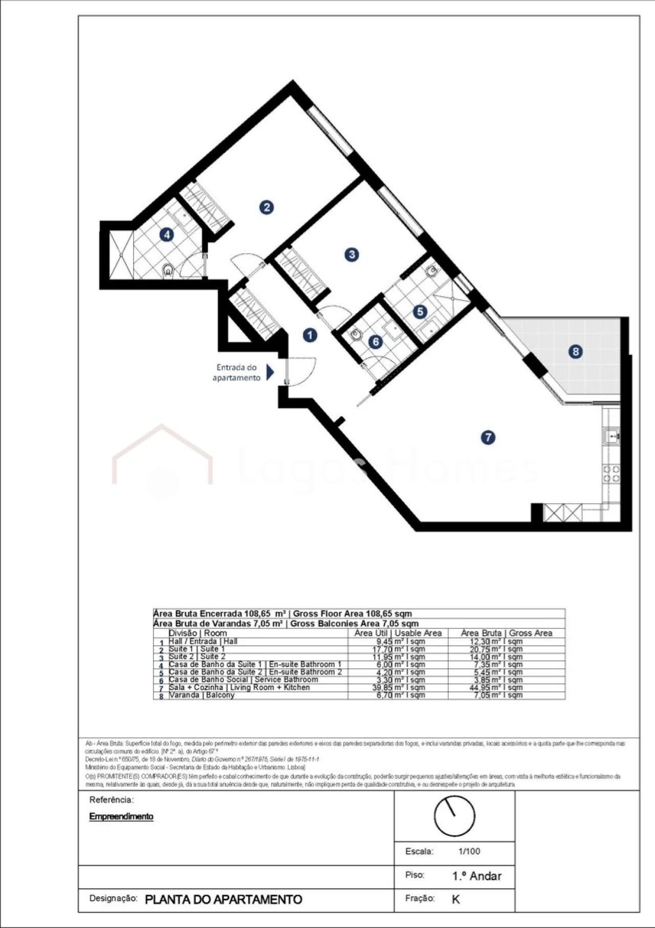 Apartamento T3 para Venda em Portimão Foto 29