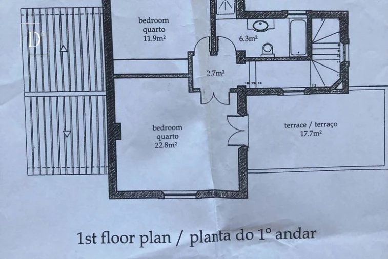 Moradia T4 para Venda em Olhão Planta 2