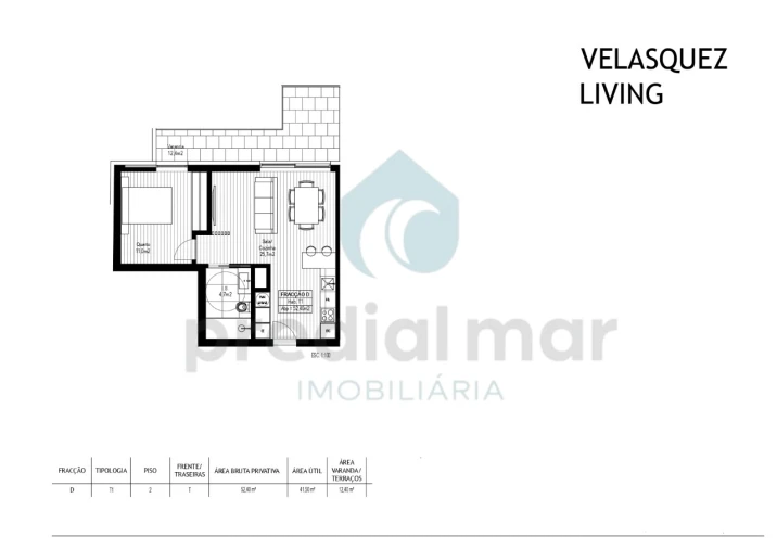 Apartamento T1 para Venda em Campanhã Planta 1