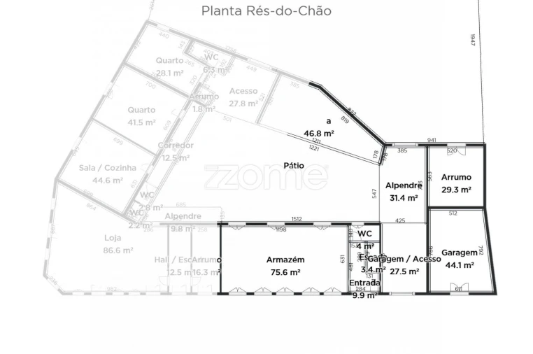 Moradia T3 para Venda em Escariz Planta 2