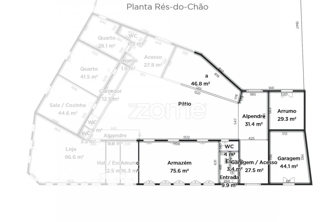 Moradia T3 para Venda em Escariz Planta 2