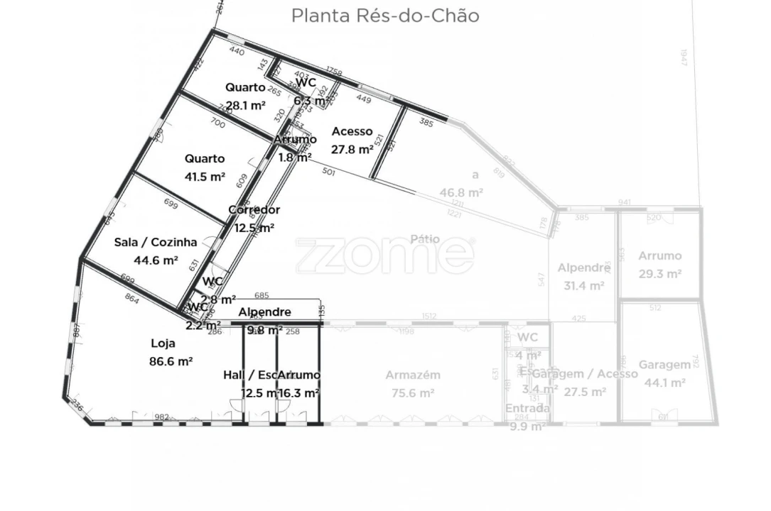 Moradia T3 para Venda em Escariz Planta 2