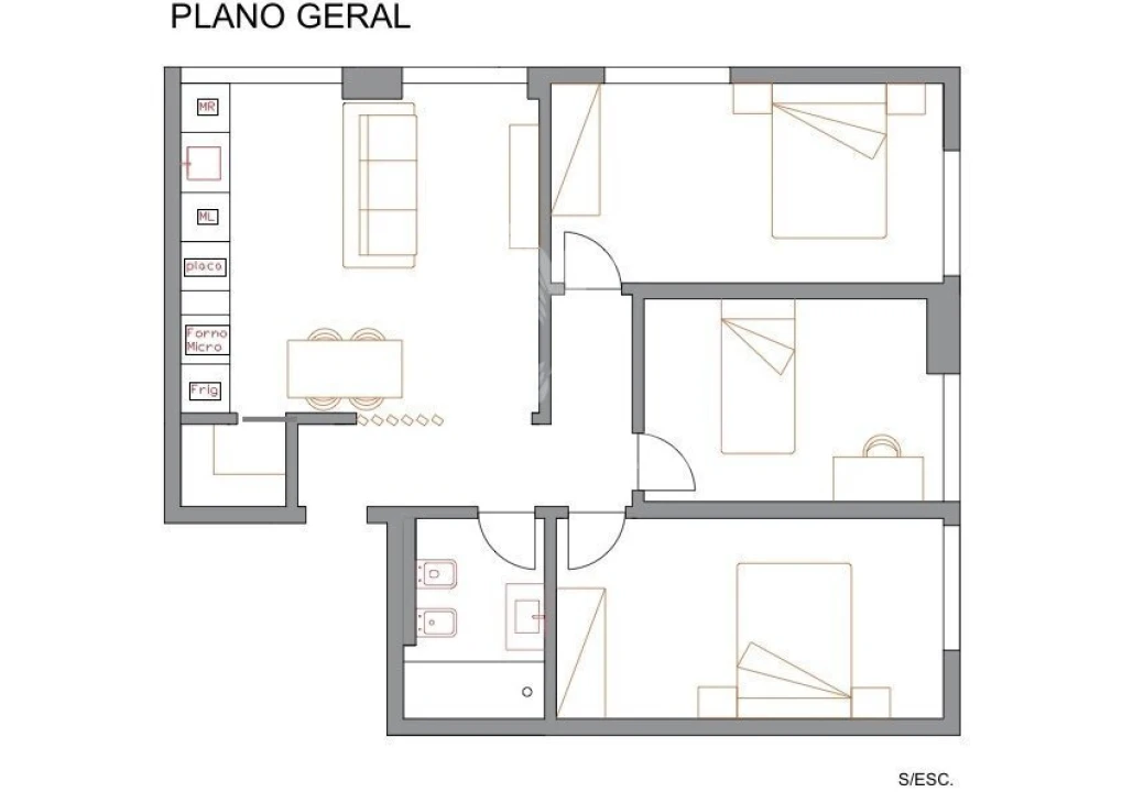 Apartamento T3 para Venda em Almada, Cova da Piedade, Pragal e Cacilhas Foto 1