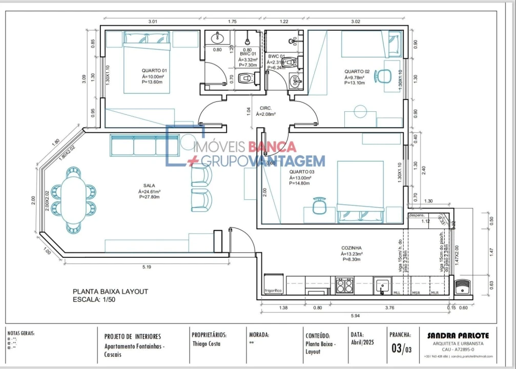 Apartamento T3 para Venda em Cascais e Estoril Foto 23