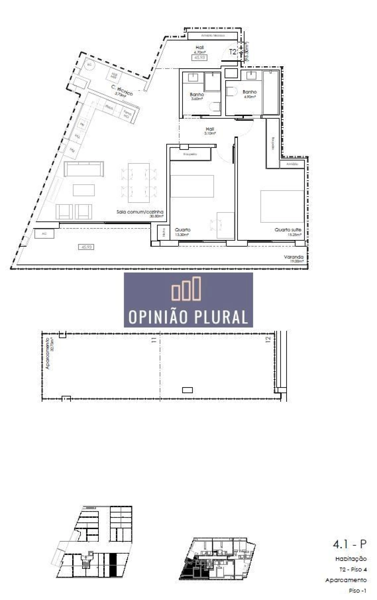 Apartamento T2 para Venda em Gulpilhares e Valadares Foto 14
