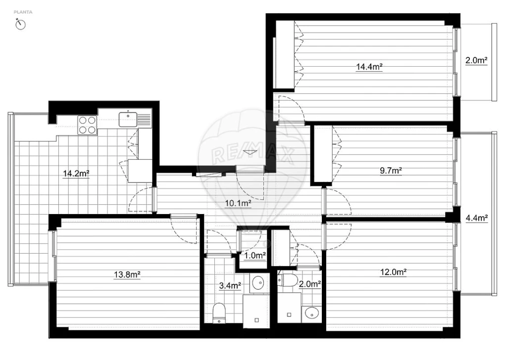 Apartamento T3 para Arrendamento em São Domingos de Benfica Foto 14