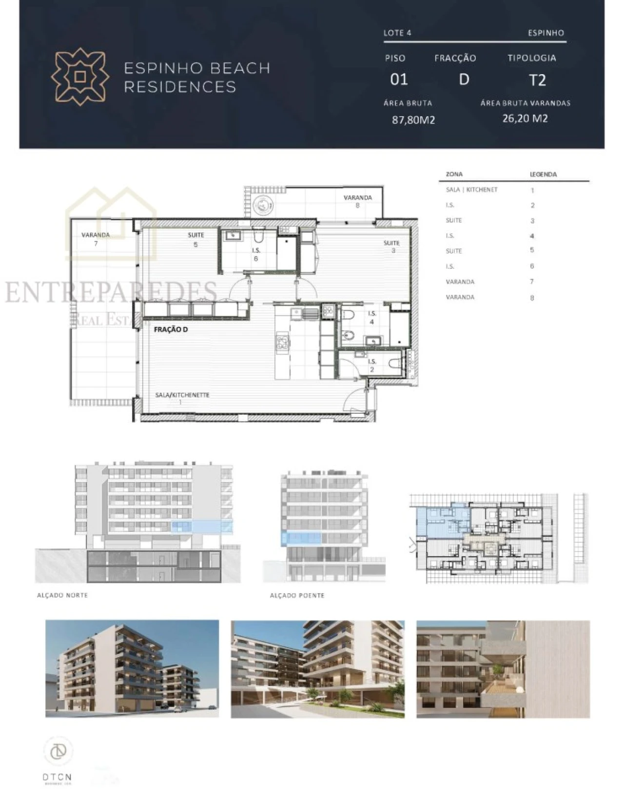 Apartamento T2 para Venda em Espinho Foto 16