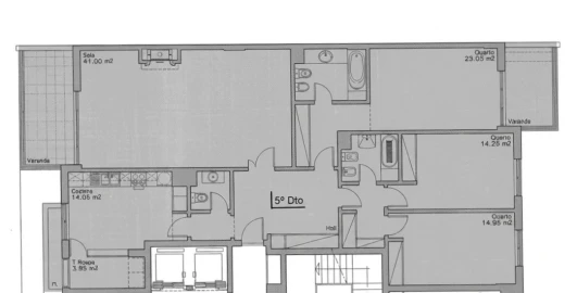 Apartamento T3 para Arrendamento em Carcavelos e Parede