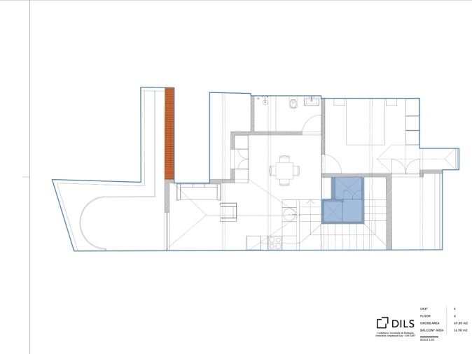Apartamento T1 para Venda em Cedofeita, Santo Ildefonso, Sé, Miragaia, São Nicolau e Vitória Planta 1