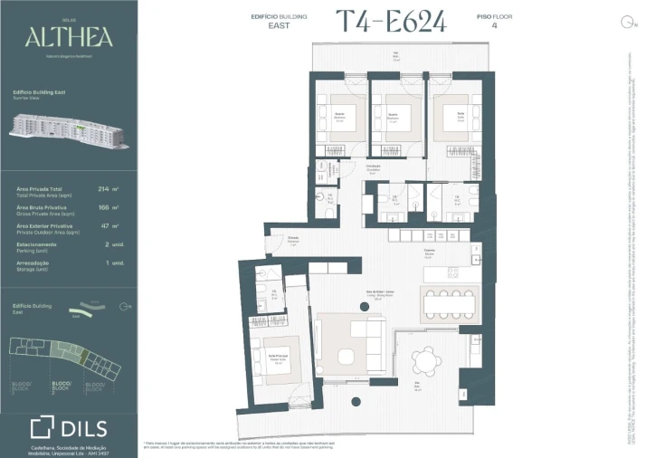 Apartamento T4 para Venda em Queluz e Belas Planta 1