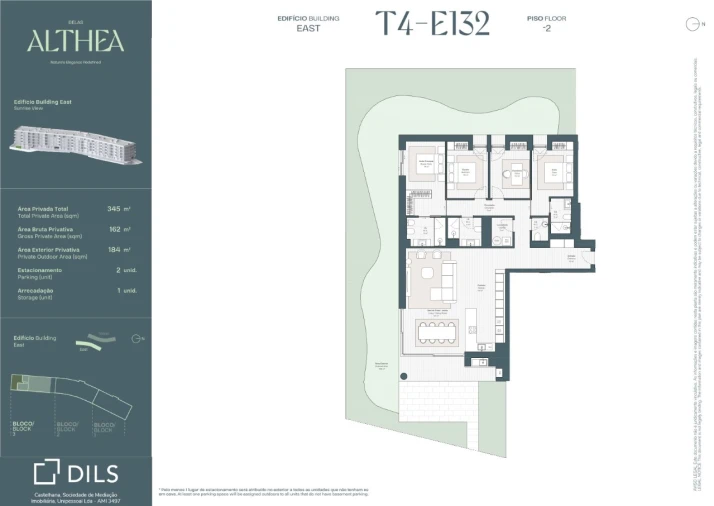 Apartamento T4 para Venda em Queluz e Belas Planta 1