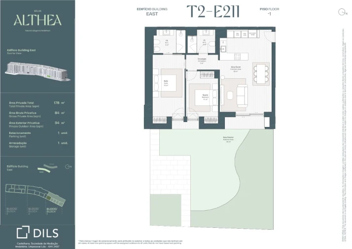 Apartamento T2 para Venda em Queluz e Belas Planta 1
