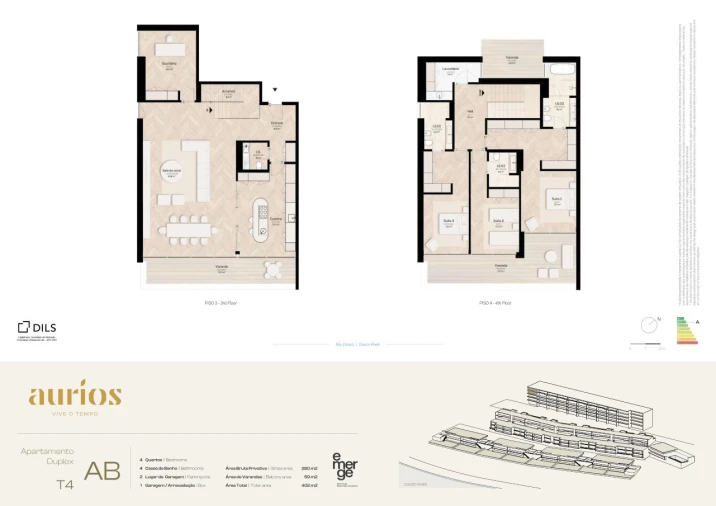 Apartamento T4 para Venda em Campanhã Planta 1