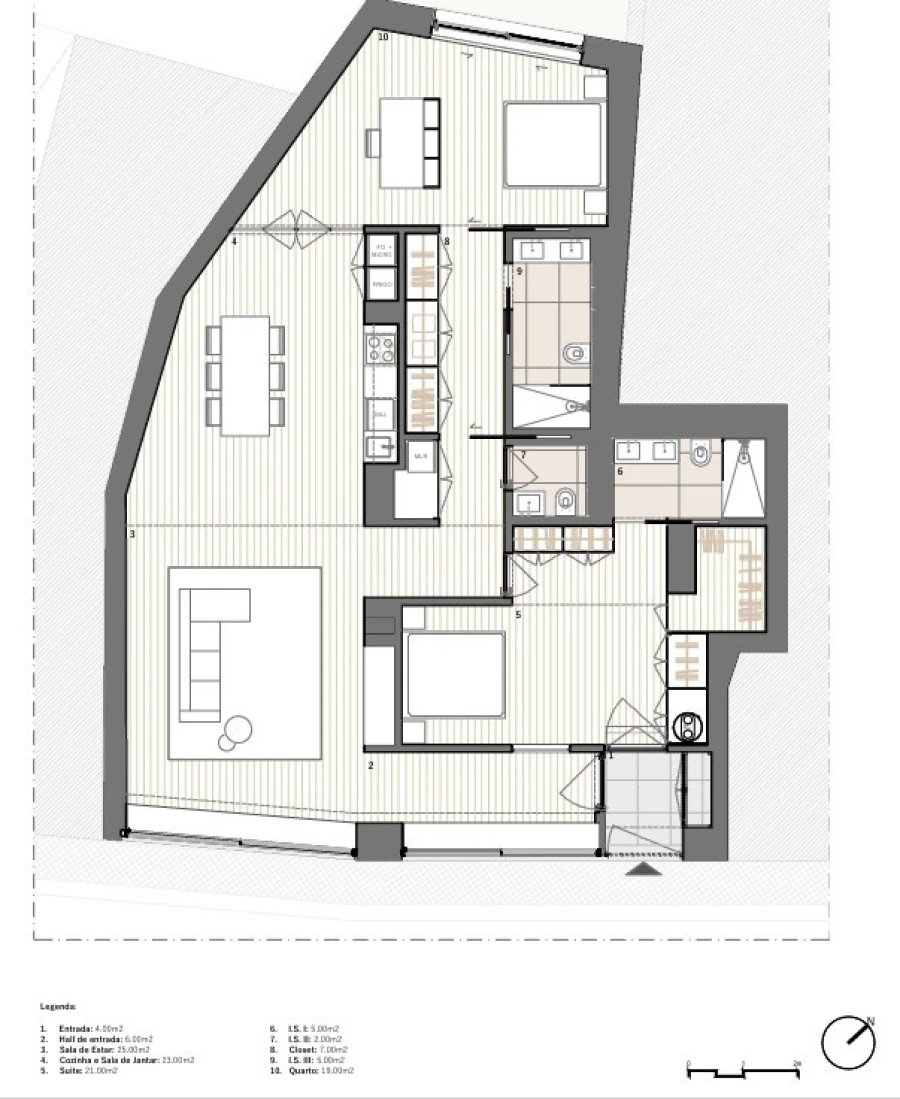 Apartamento T2 para Venda em Paranhos Planta 1